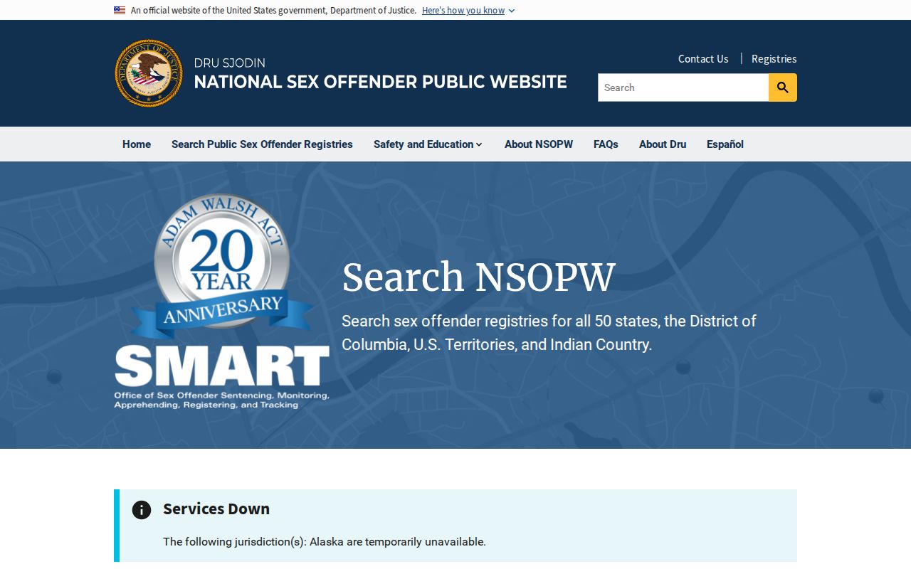Marion County sex offender check through the national registry search